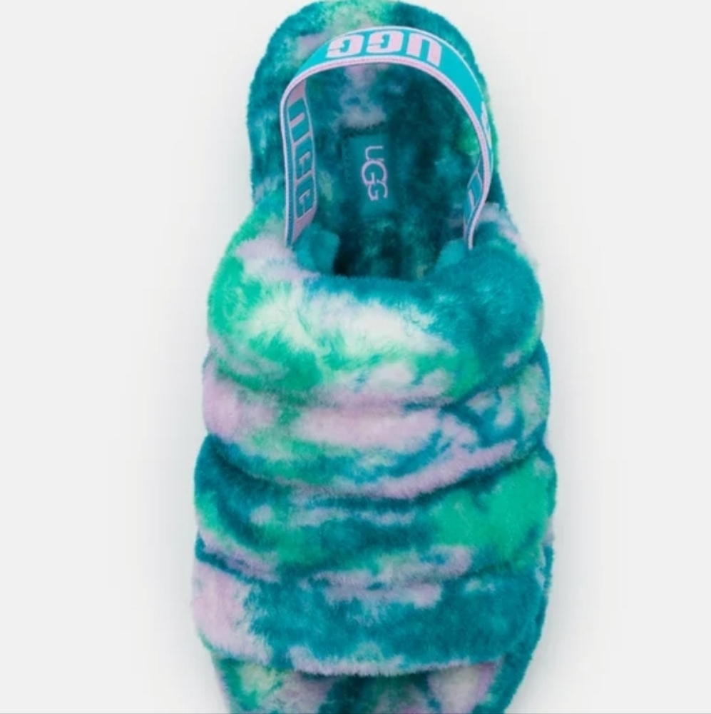 Ugg W8 Fluff Yeah Marble Slide - Picture 3 of 10